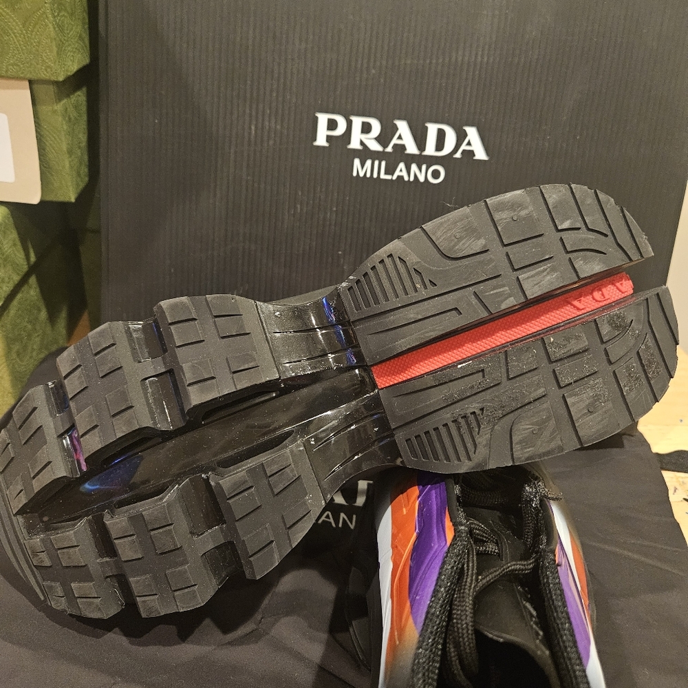 Prada Collision Cross Sneakers Size 8 - Picture 6 of 10